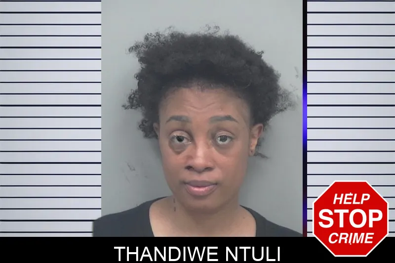 Thandiwe Ntuli mugshot