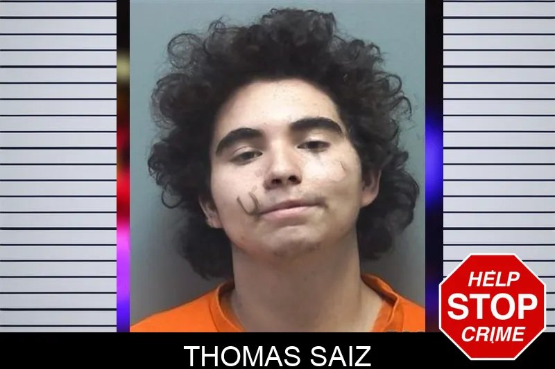 Thomas Saiz mugshot