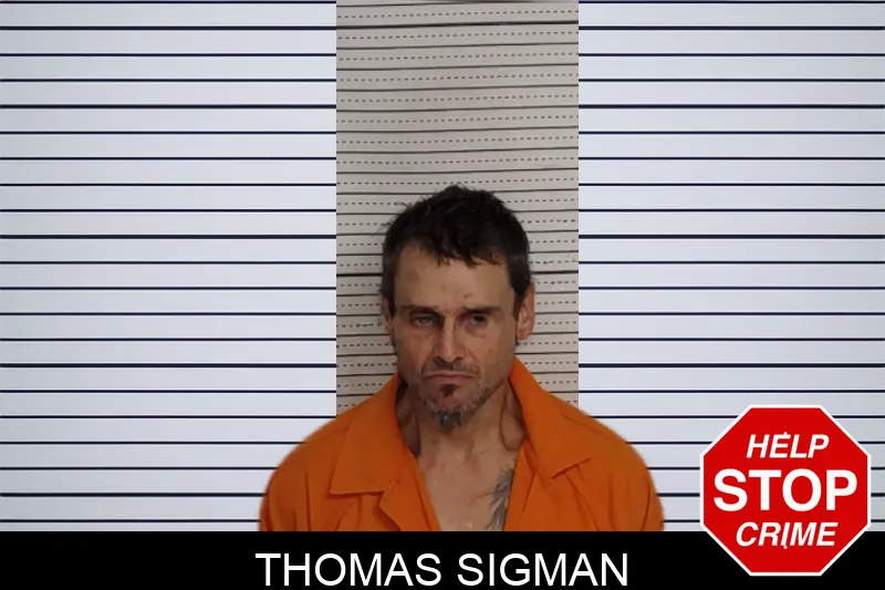 Thomas Sigman mugshot