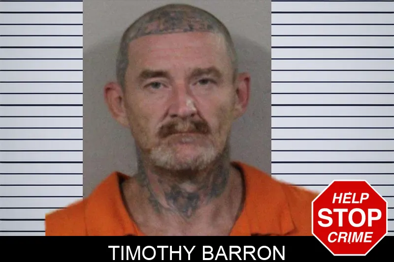Timothy Barron mugshot