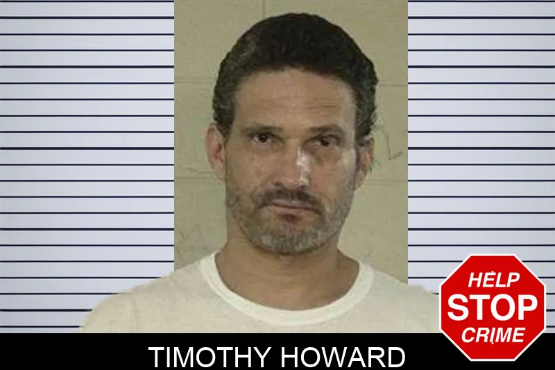 Timothy Howard mugshot