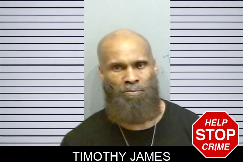 Timothy James mugshot