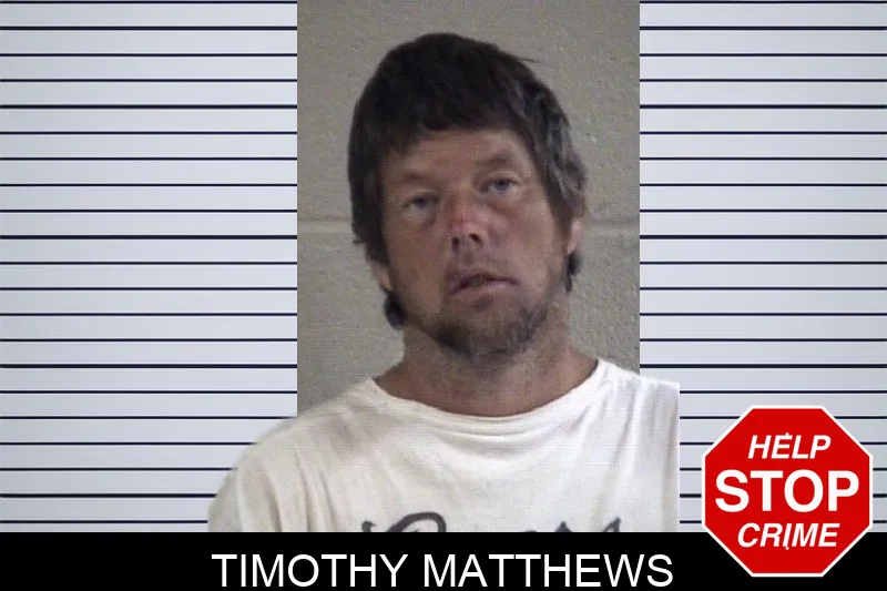 Timothy Matthews mugshot