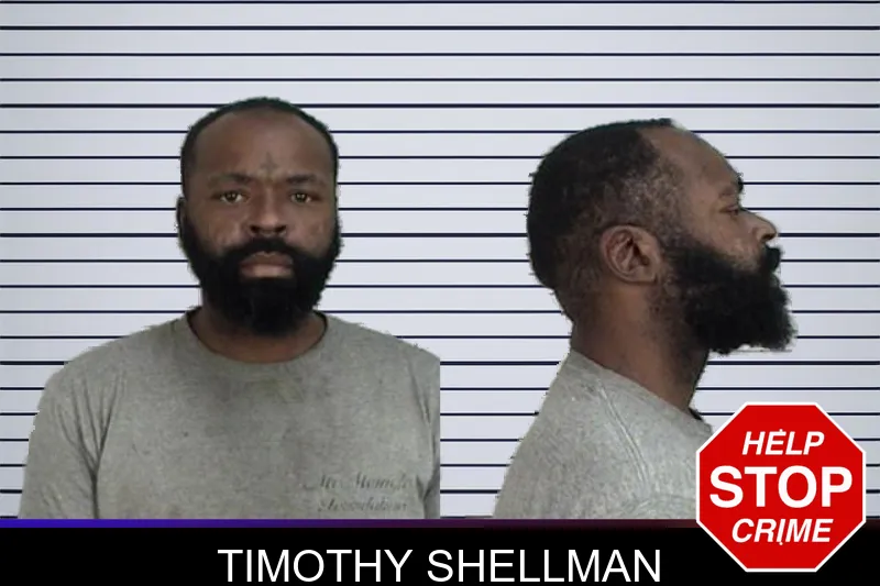 Timothy Shellman mugshot