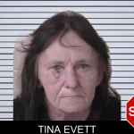 Tina Evett mugshot