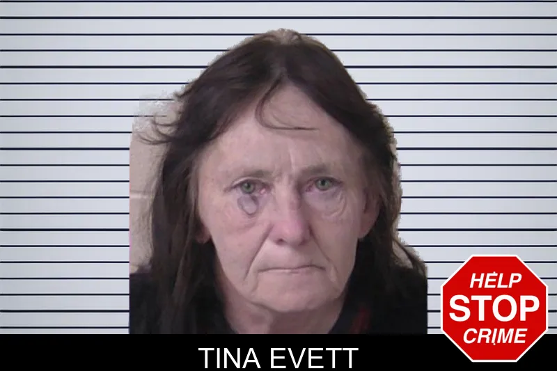 Tina Evett mugshot