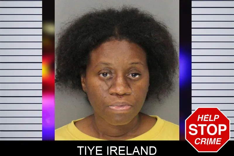 Tiye Ireland mugshot