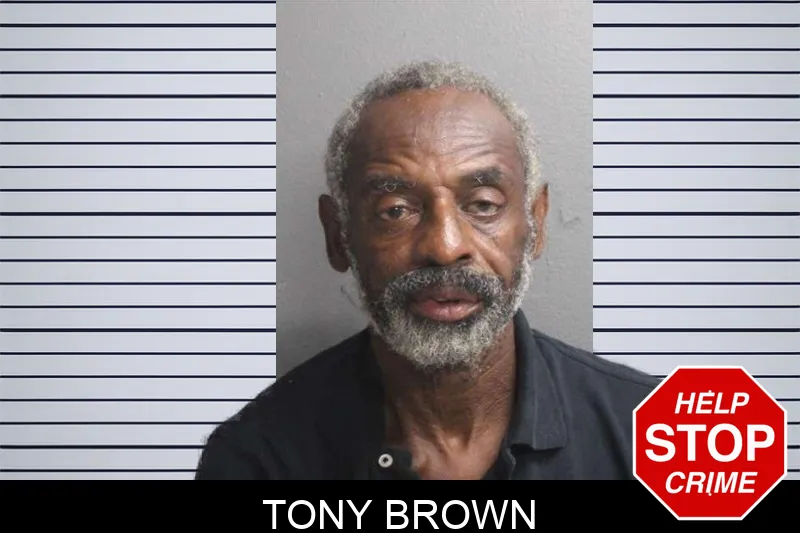 Tony Brown mugshot