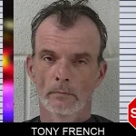 Tony French mugshot