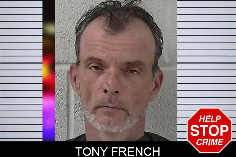 Tony French mugshot
