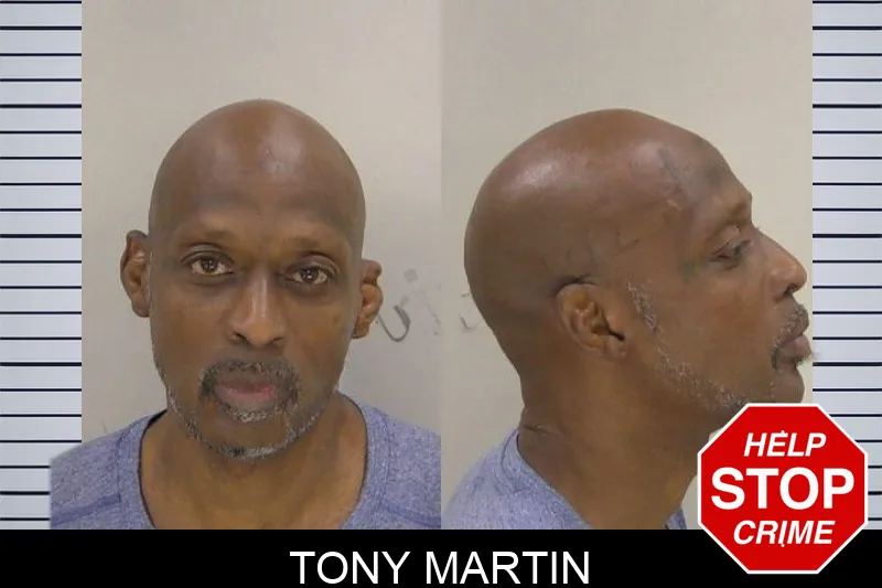 Tony Martin mugshot