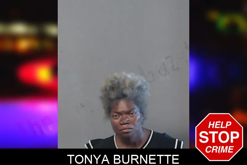 Tonya Burnette mugshot