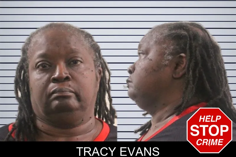Tracy Evans mugshot