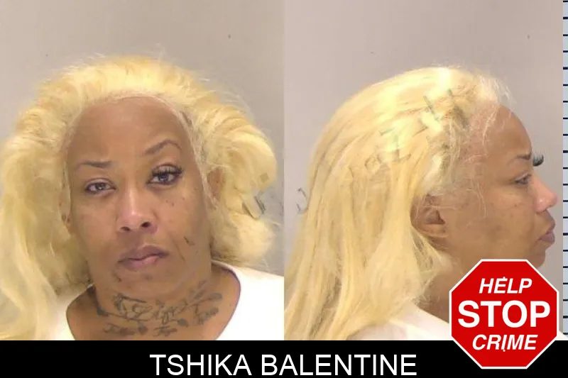 Tshika Balentine mugshot