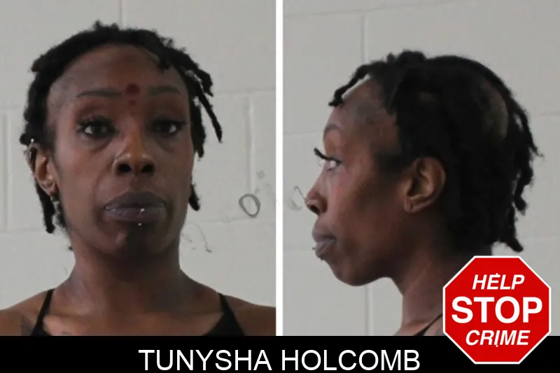 Tunysha Holcomb mugshot – Houston County , Georgia Tunysha Holcomb mugshot