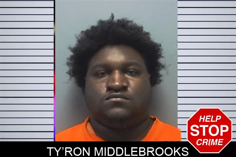 Ty’Ron Middlebrooks mugshot