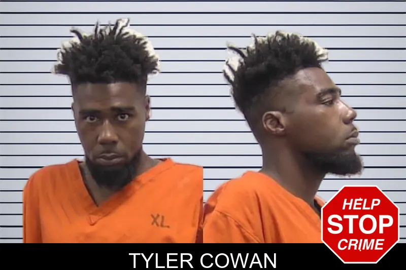 Tyler Cowan mugshot