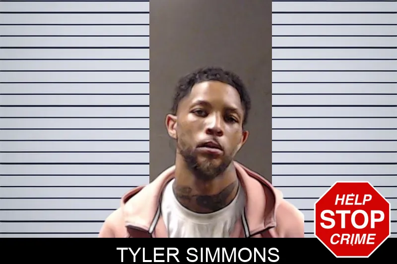 Tyler Simmons mugshot