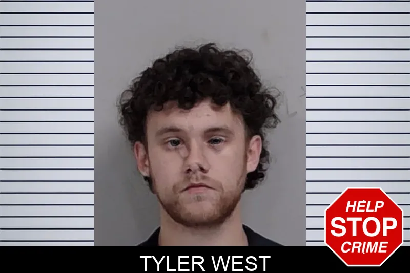 Tyler West mugshot
