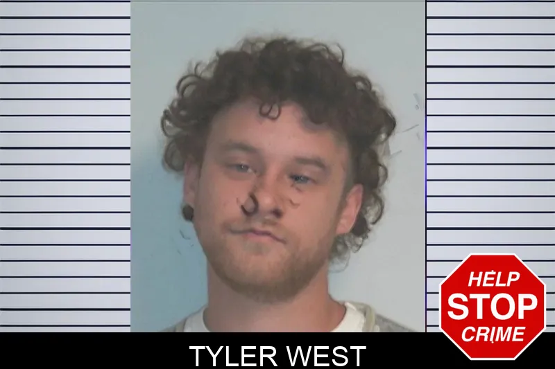 Tyler West mugshot