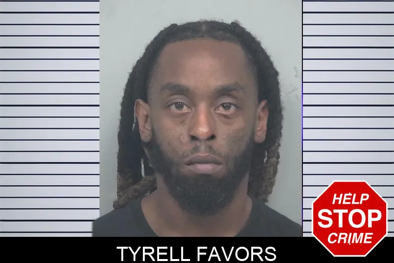 Tyrell Favors mugshot