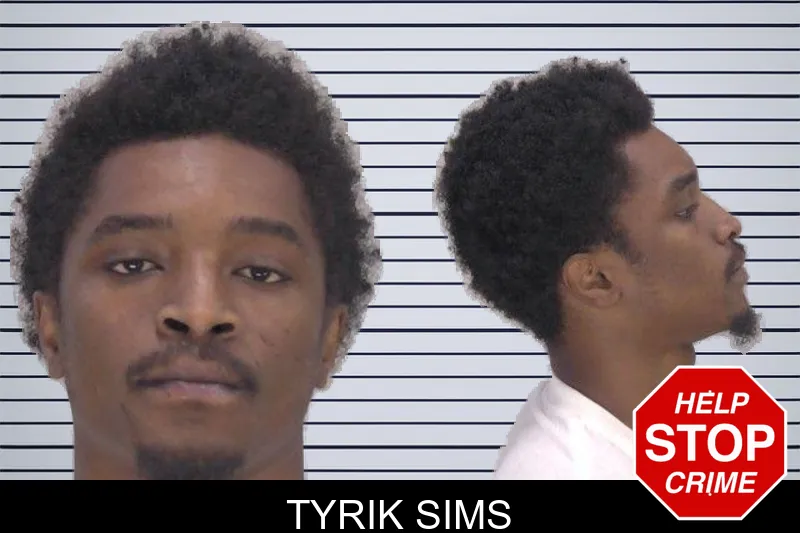 Tyrik Sims mugshot