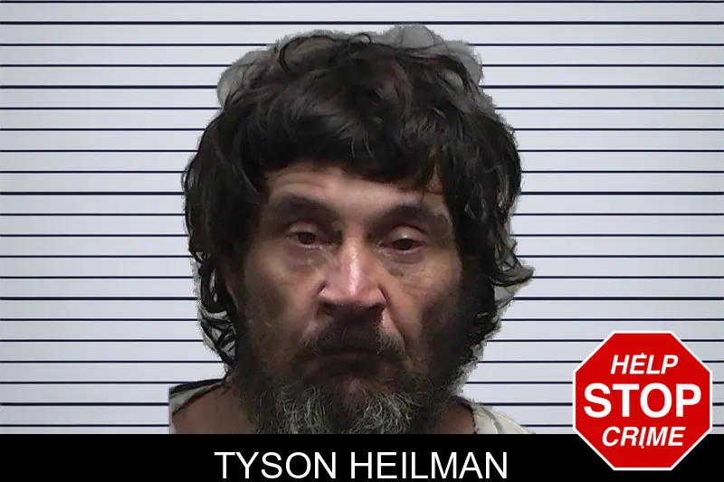 Tyson Heilman mugshot