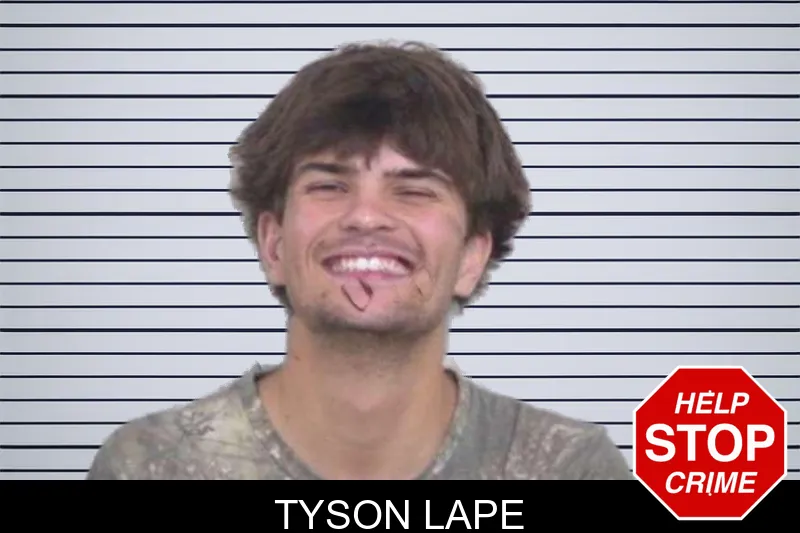 Tyson Lape mugshot