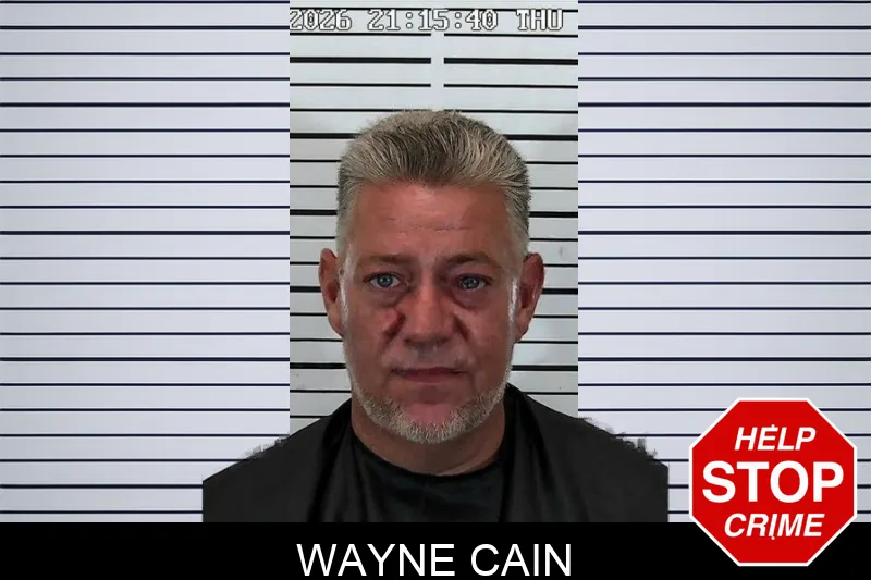 Wayne Cain mugshot