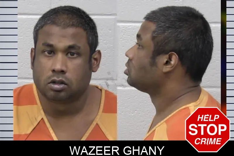 Wazeer Ghany mugshot