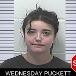 Wednesday Puckett mugshot