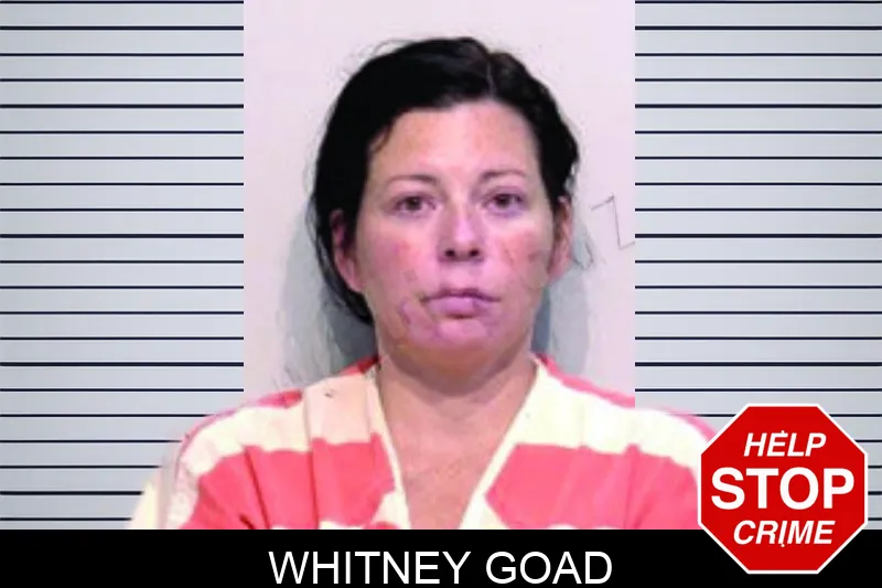 Whitney Goad mugshot – Bartow County , Georgia Whitney Goad mugshot