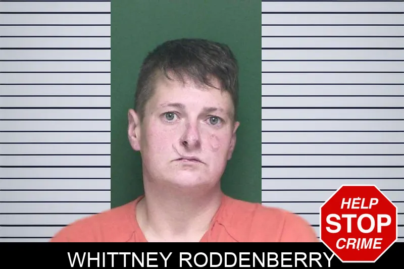 Whittney Roddenberry mugshot