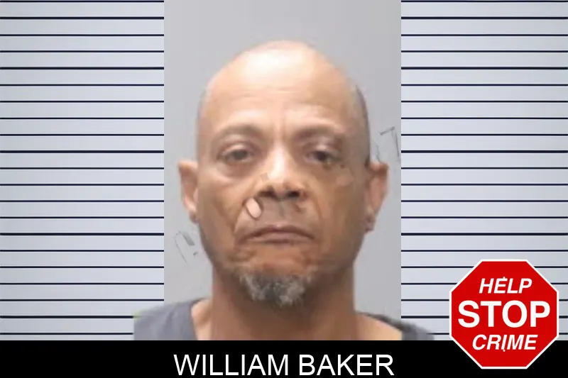 William Baker mugshot