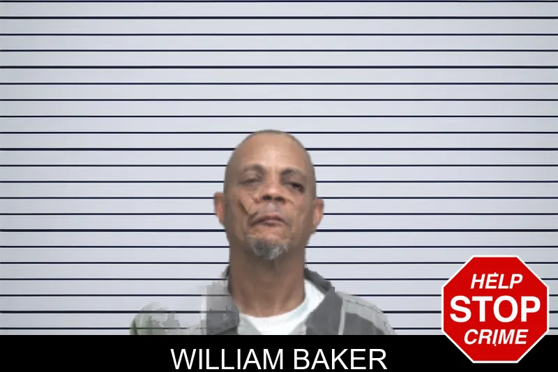 William Baker mugshot