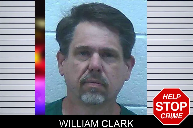 William Clark mugshot