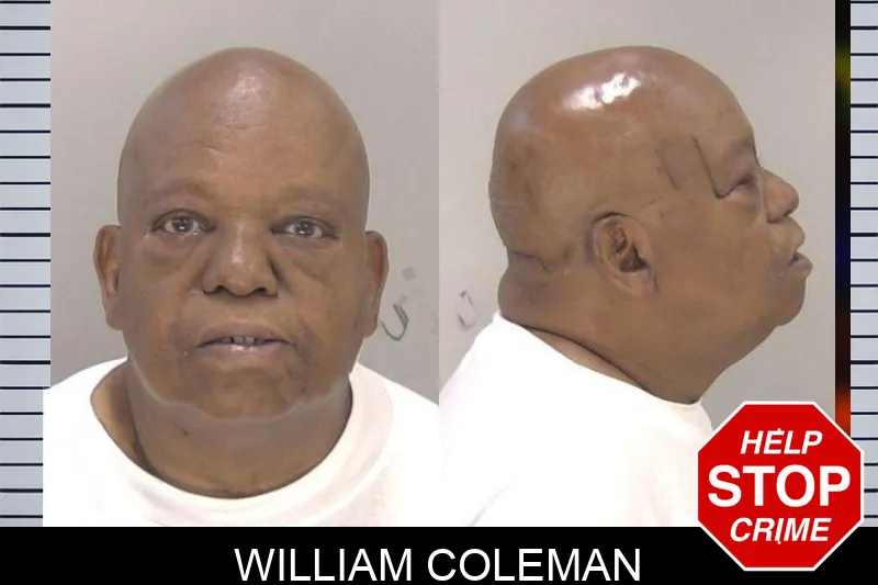 William Coleman mugshot