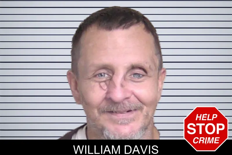 William Davis mugshot