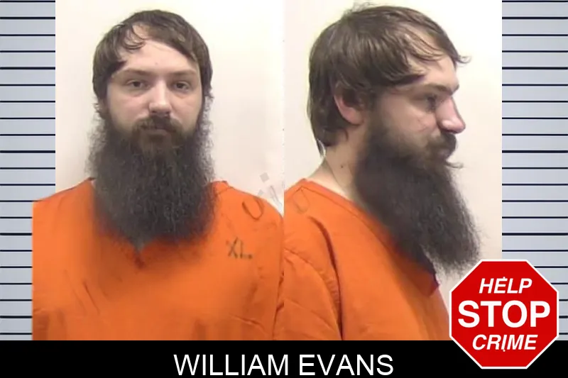 William Evans mugshot