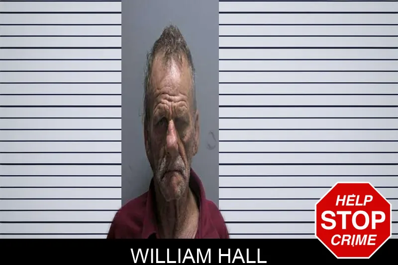 William Hall mugshot