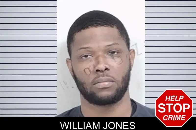 William Jones mugshot