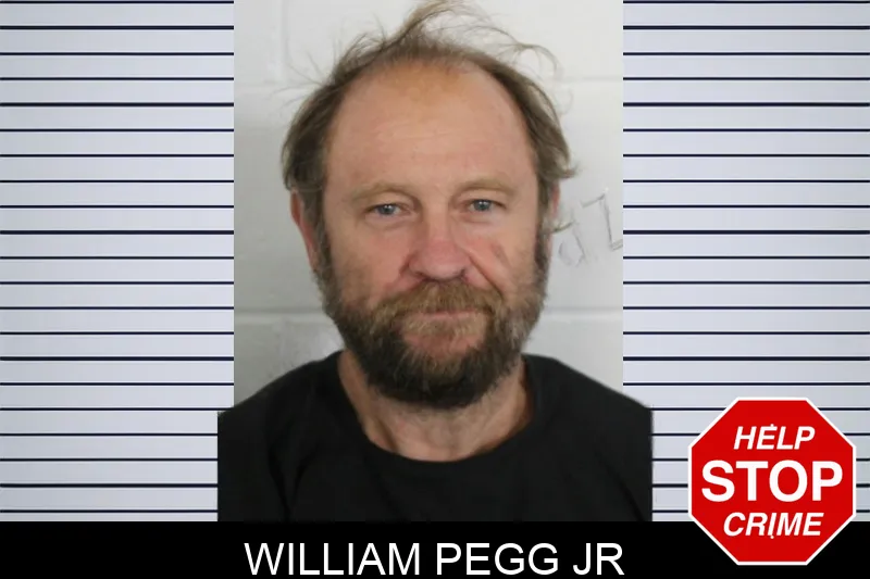 William Pegg Jr mugshot