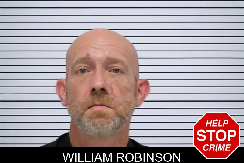 William Robinson mugshot