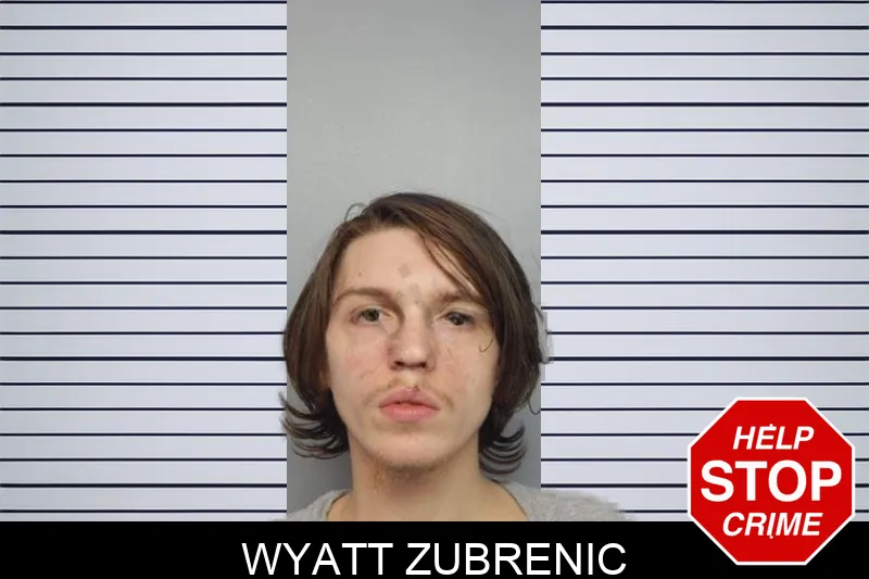 Wyatt Zubrenic mugshot