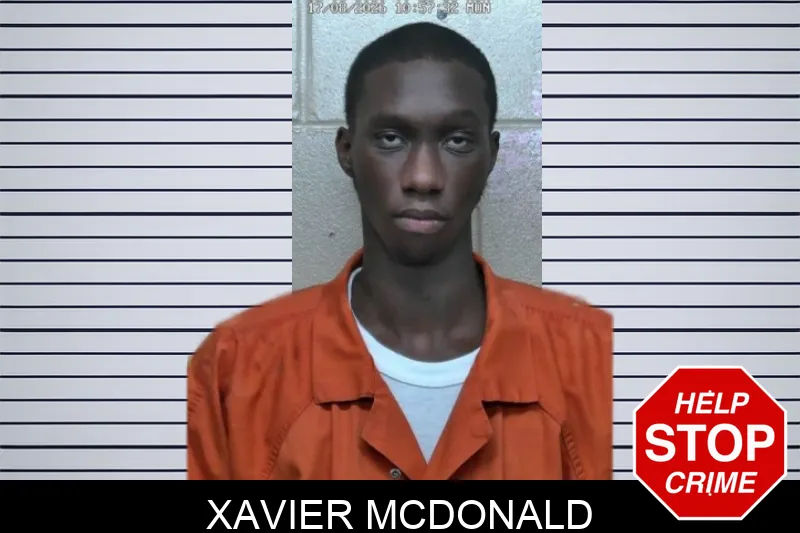Xavier McDonald mugshot