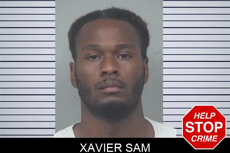 Xavier Sam mugshot