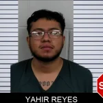 Yahir Reyes mugshot