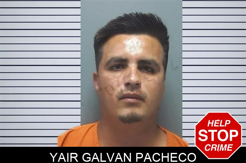 Yair Galvan Pacheco mugshot