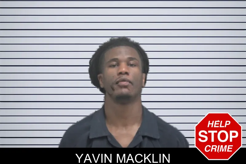 Yavin Macklin mugshot