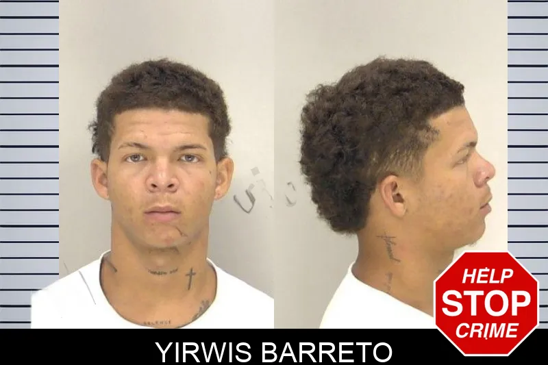 Yirwis Barreto mugshot